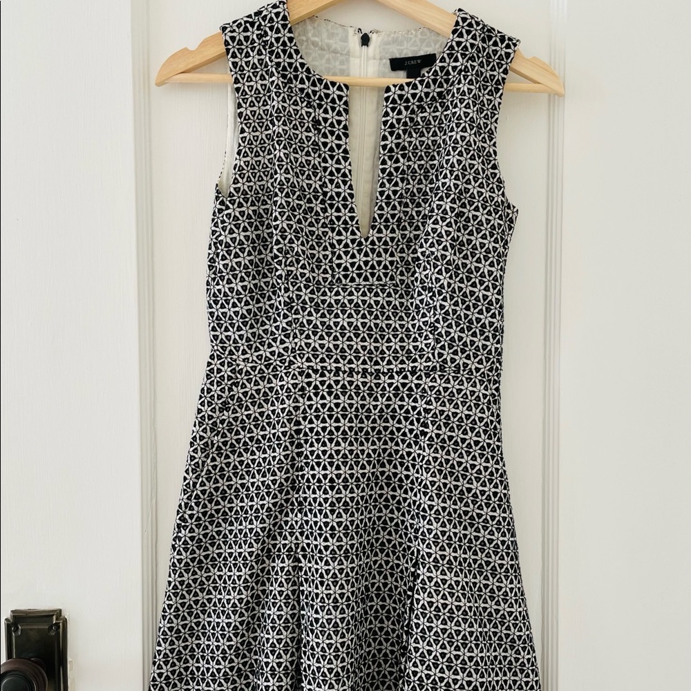 J. Crew Women’s Black Eyelet Dress size 0P
